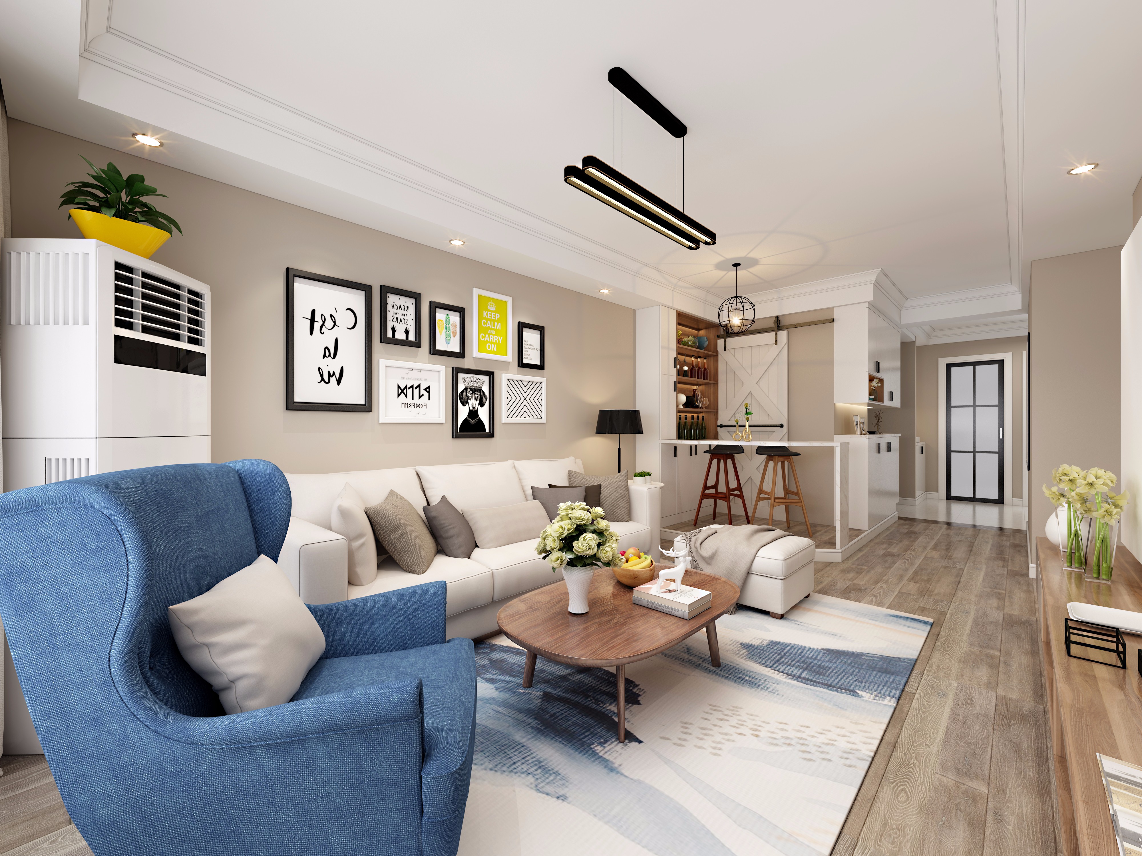 夏津180㎡轻奢loft